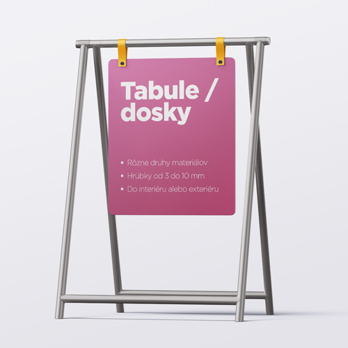 Tabule a dosky s potlačou I Copy.sk