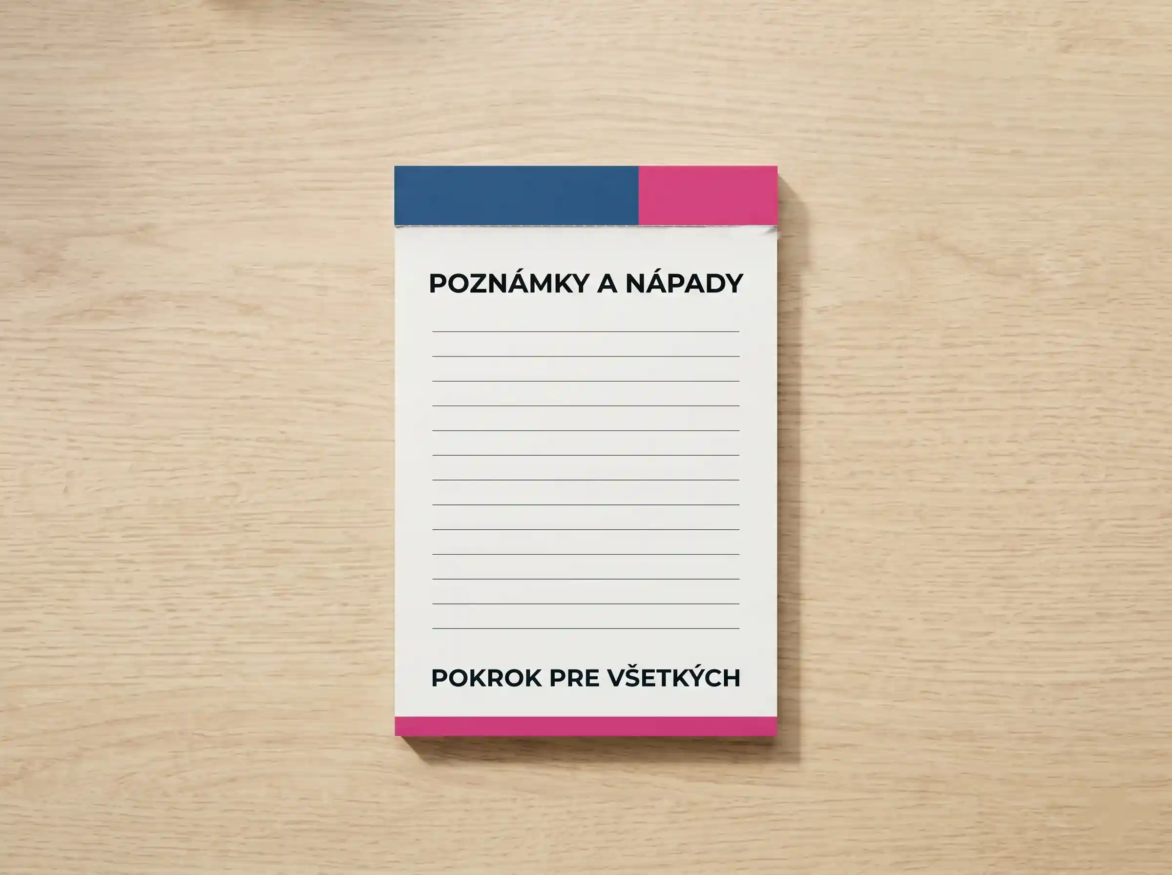 Trhací blok pre kandidátov