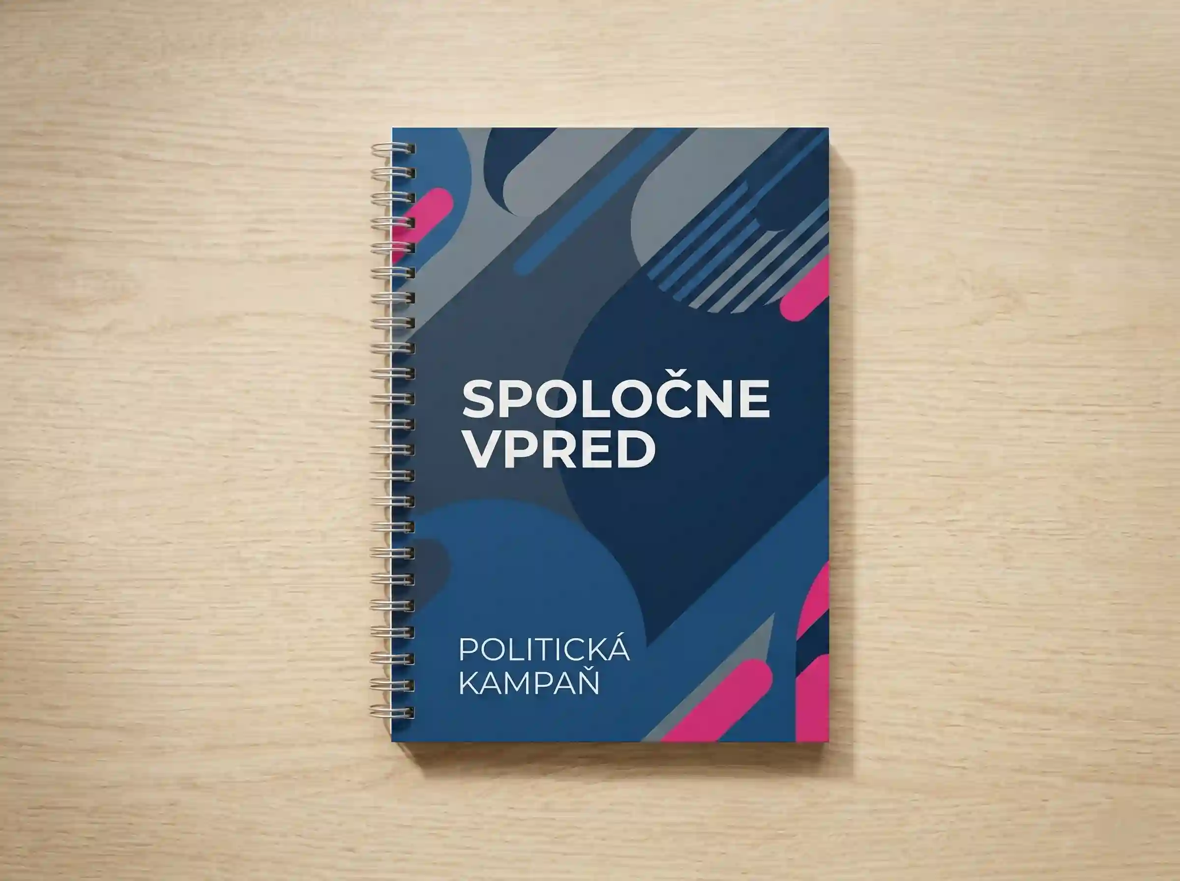 Špirálový zápisník pre kandidátov