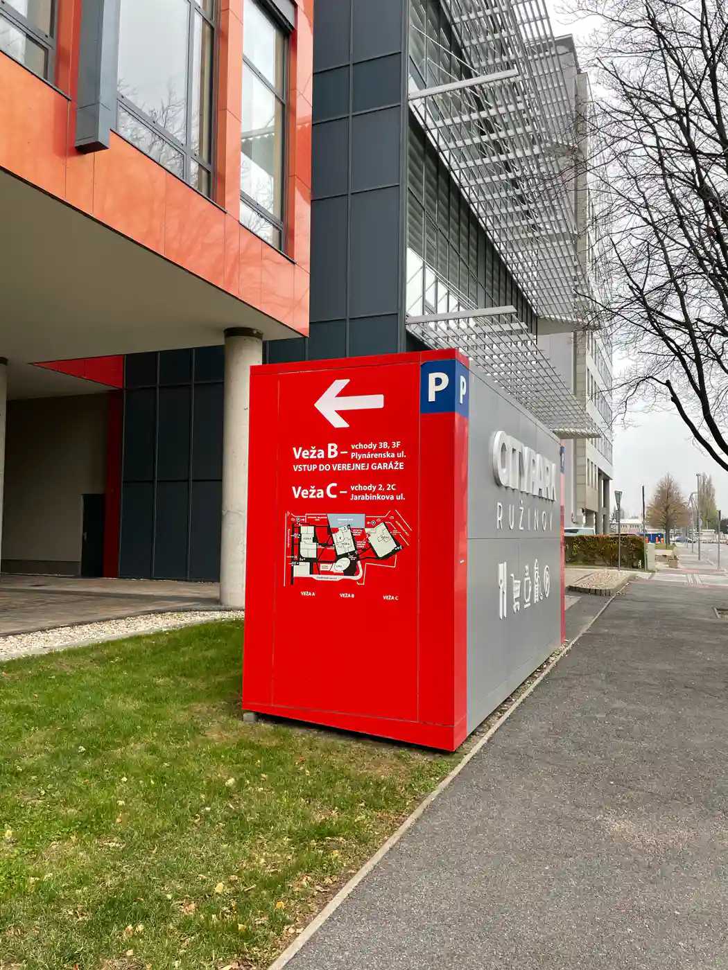 Vstup do areálu pre peších