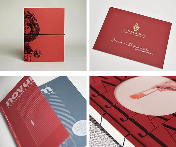 Katalógy a diáre z papiera Crush Cherry