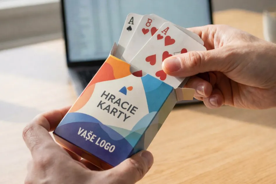 Karty v krabičke na mieru s farebnou potlačou