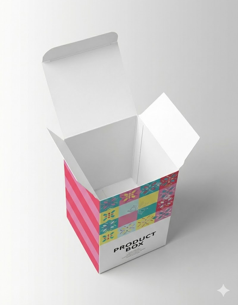 Detail na otvorené klopy zhora