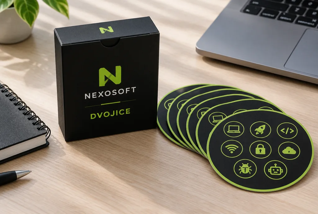IT firma · technologické ikony