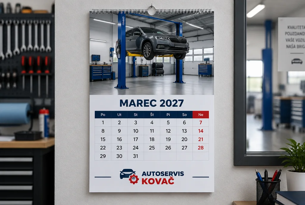Nástenný A4 · autoservis