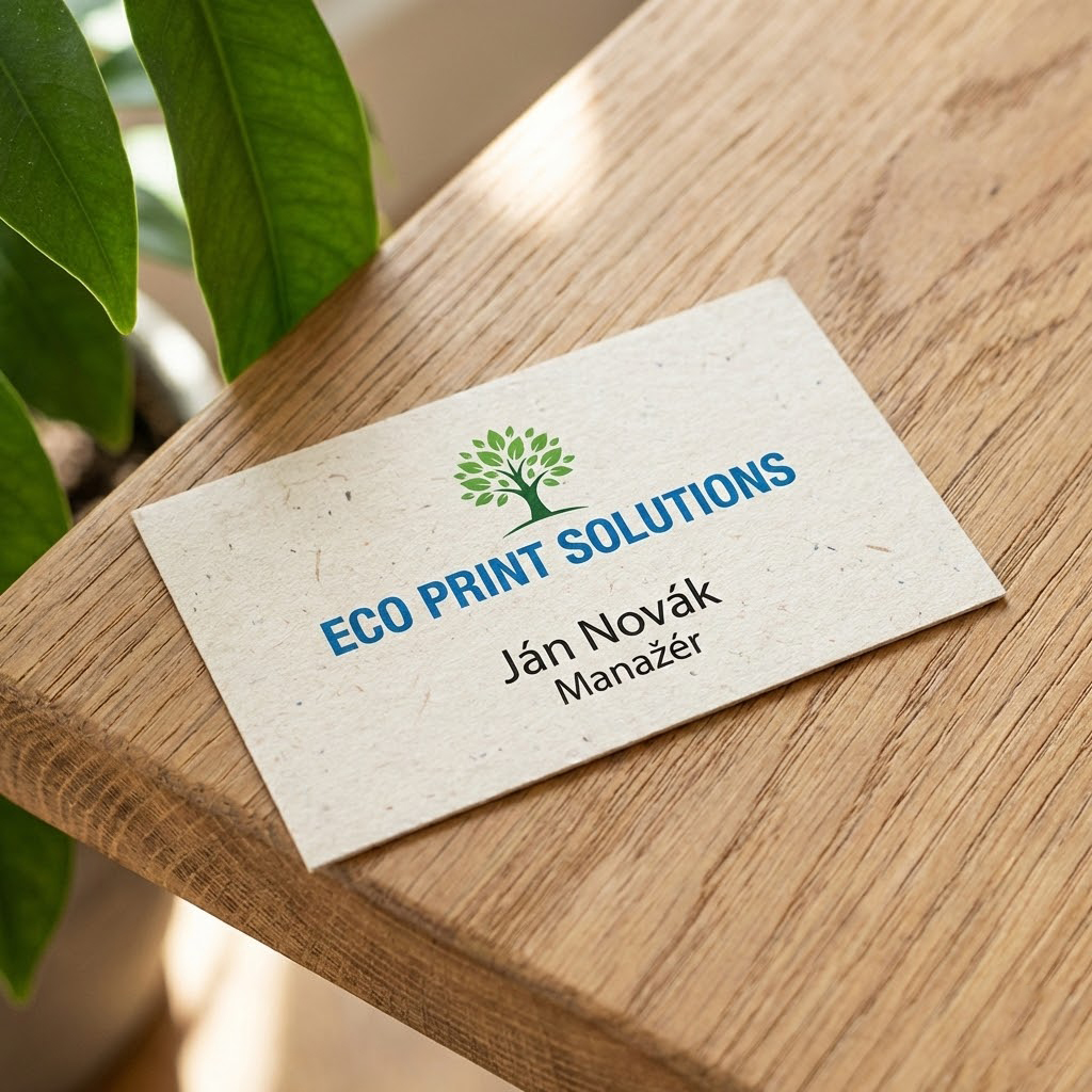 Biely recyklovaný papier