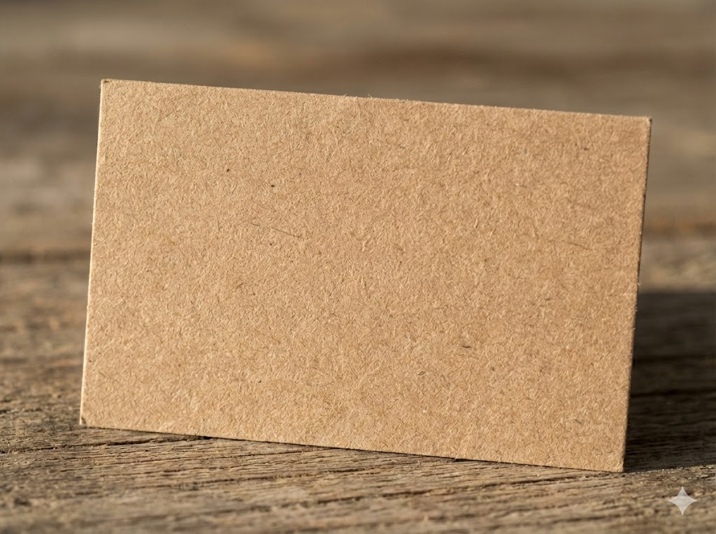Hnedý Kraft papier na vizitky