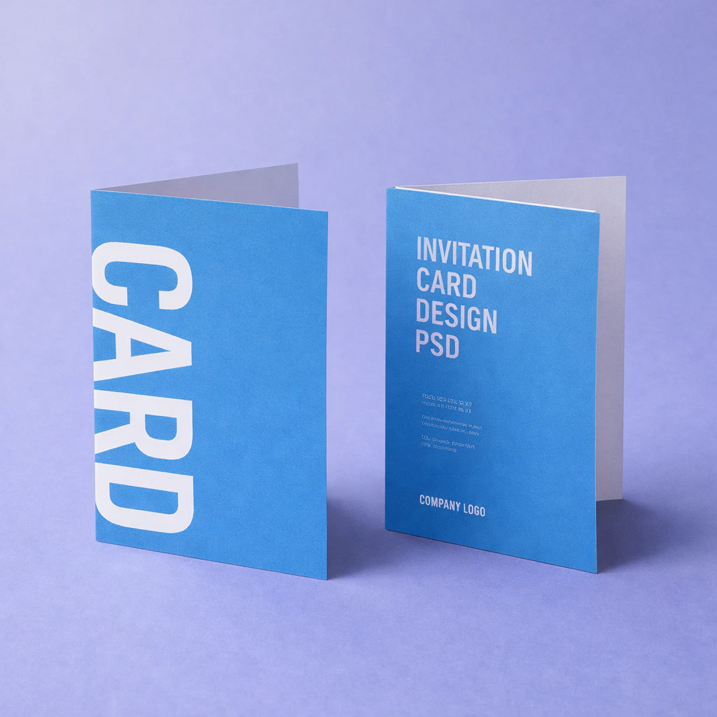 Smer skladu na vizitke - lom po dlhšej strane